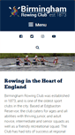 Mobile Screenshot of birminghamrowingclub.co.uk